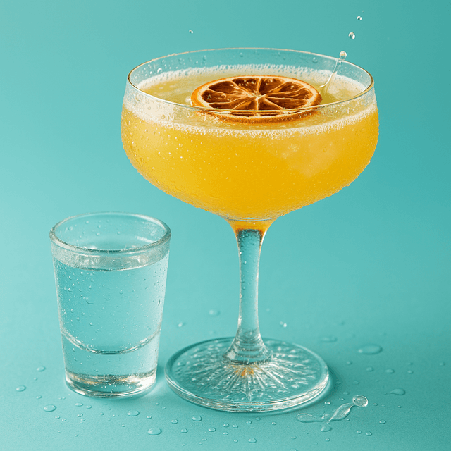 After: Golden Citrus Coupe